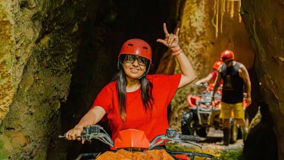 Pengalaman ATV motor off-road Kuber di Ubud, Bali