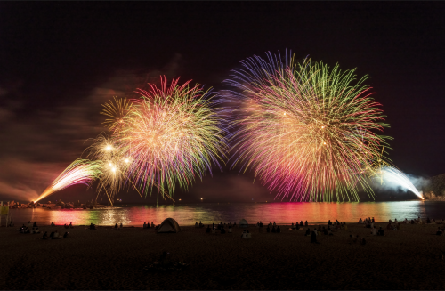 和歌山白濱夏日花火一日遊|白良浜海灘夜空煙花·和歌山海岸絕景