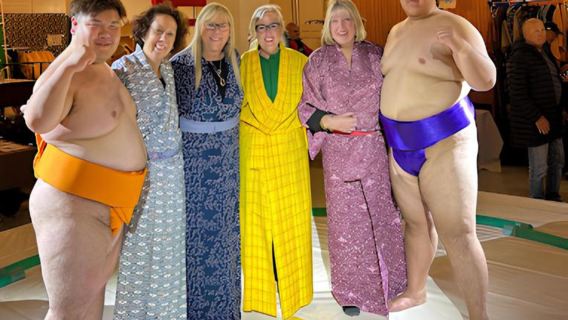 Osaka Ochi Beya Sumo Show + Sumo Experience & Kimono Experience + Optional Chanko Nabe and Other Japanese Cuisine
