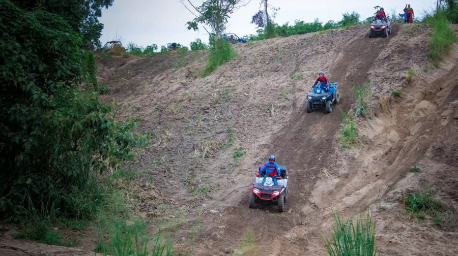 【泰國芭堤雅】全地形車／ATV／越野車冒險：探索鄉村、邂逅瀑布，28公里新手友善