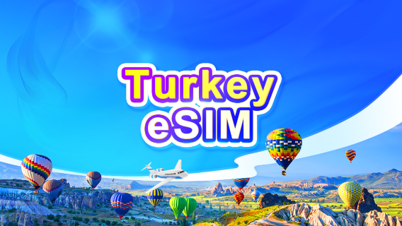 Turchia 5G eSIM | Pacchetto giornaliero/dati | 1-30 giorni | Fatturazione 24 ore su 24 | Codice QR