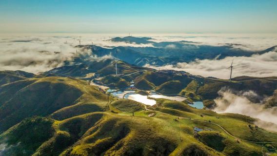 仰天湖大草原+飛天山旅遊區+九龍水寨&竹筏一日遊