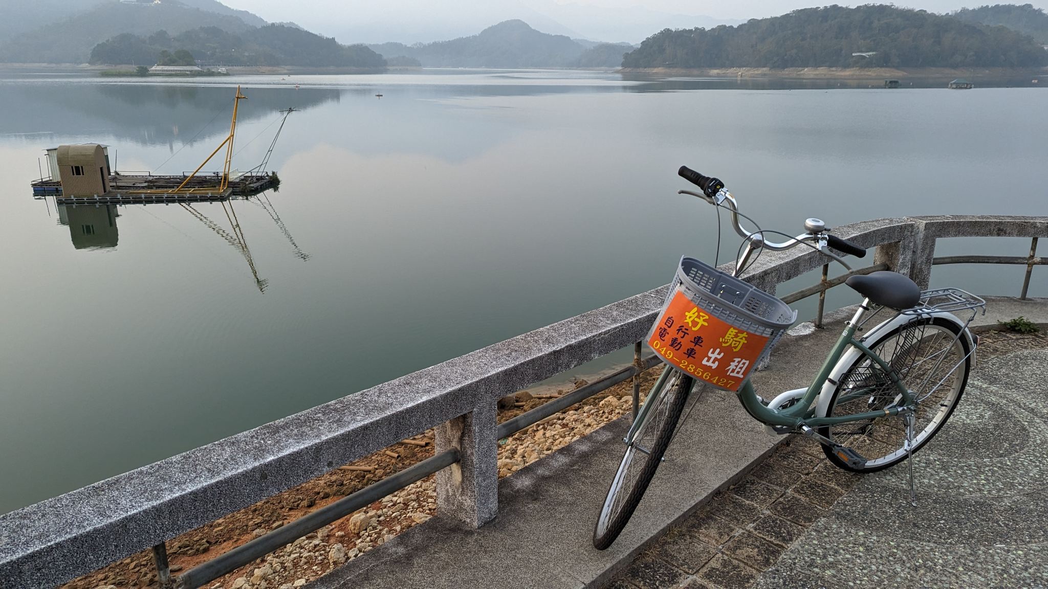 Nantou Lago Sun Moon | Noleggio giornaliero di biciclette Giant, scooter elettrici, e-bike e moto con biglietto per la barca per il giro del lago