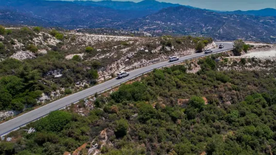 Depuis la baie de Larnaca : Grand Tour Jeep Safari