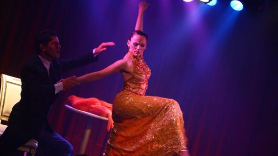 Cena y espectáculo Rojo Tango con traslados privados opcionales