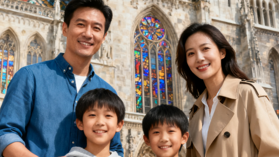 奧地利維也納旅拍【跟拍攝影親子照情侶閨蜜兒童跟拍家庭旅拍】