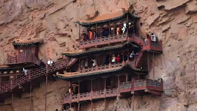 Shanxi Datong Hanging Temple+Yungang Grottoes+Wooden Pagoda 1-Day Transfer Service [Private Car]