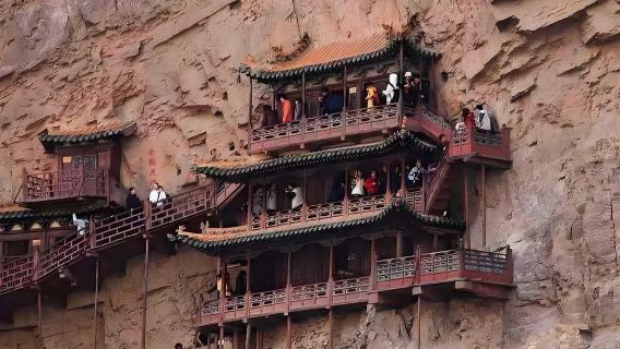 Shanxi Datong Hanging Temple+Yungang Grottoes+Wooden Pagoda 1-Day Transfer Service [Private Car]
