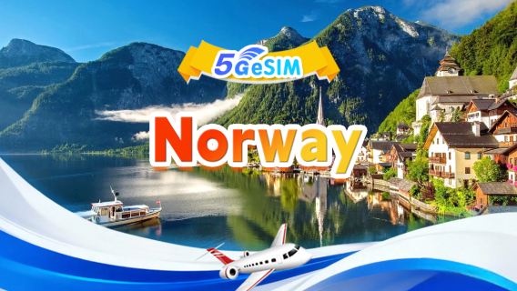 Norway 5G eSIM | Total package | Total 1-30GB | 3-30 days | 24-hour billing | QR code