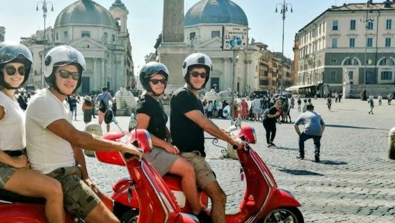 ローマ：ベスパガイド付きツアー
