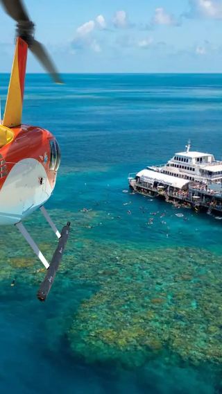 [Limited-Time Special for Kids] Cairns Great Barrier Reef Sunlover Day Tour with Optional Helicopter Ride