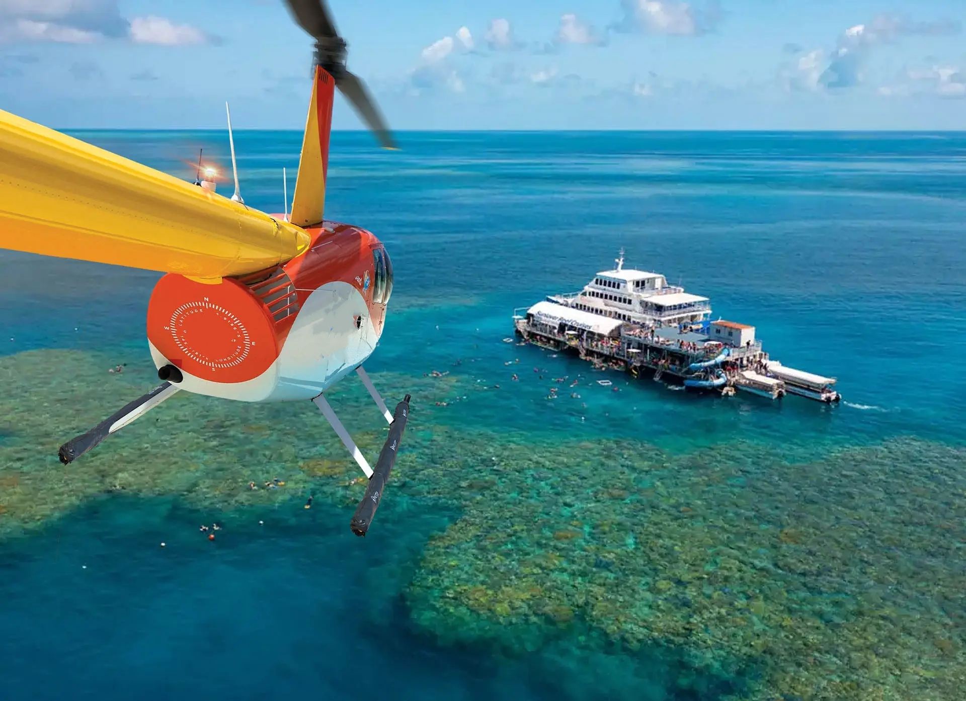 [Limited-Time Special for Kids] Cairns Great Barrier Reef Sunlover Day Tour with Optional Helicopter Ride