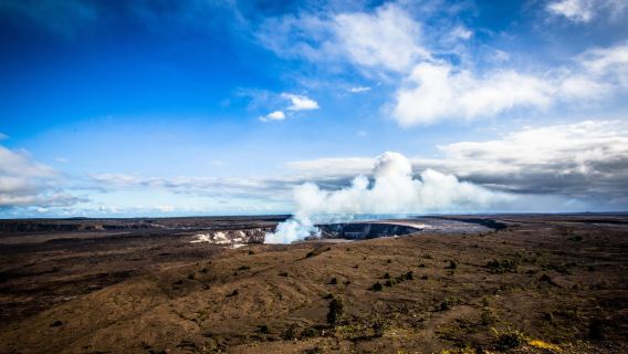 夏威夷火山國家公園+彩虹瀑布+普納魯吾黑沙海灘｜多組合可選