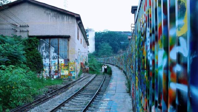 Chongqing zoo - Graffiti street - Transport teahouse - Junge bookstore - Railway no.4 village