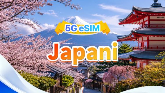 Japani 5G eSIM | Kaksi verkkoa · Tukee kaikkia AI & TikTok | 500MB/päivä - yhteensä 100GB | 1-90 päivää | 24 tunnin laskutus | QR-koodi