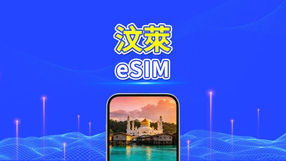汶萊 5G eSIM | 日用包/流量包 | 24小時計費 | 1-30天 | QR code