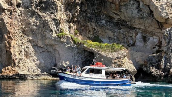 Gozo: Bådrejse til Comino Island + Blue Lagoon fra Xlendi