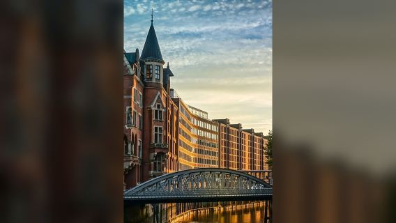 Hambourg : Visite autonome avec guide audio de Bismarck à la Speicherstadt