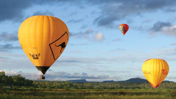 Полёт на воздушном шаре "Hot Air" в Кэрнсе с наблюдением восхода солнца (40-60 минут полёта, включая налоги + опциональный трансфер из отеля)