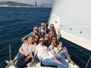 Barcelona Sailing Cruise with Light Snacks and Open Bar