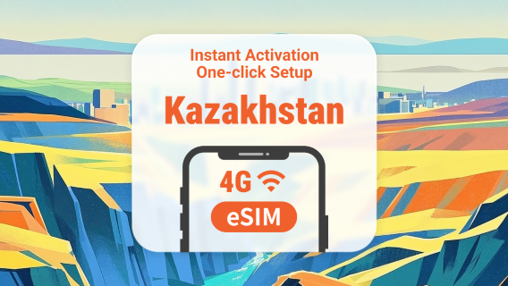 Kasachstan eSIM | ChatGPT & TikTok-Zugriff | 1–30 Tage | Sofortiger QR-Code