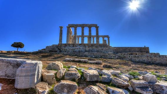 Ganztägige private Tour durch Athen und Kap Sounio