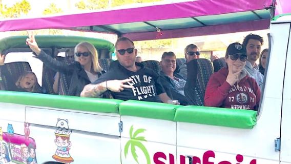 Santa Monica: Los Angeles Open-Air Van Tour with Stops