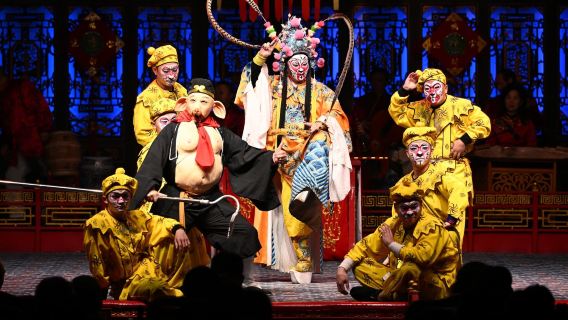 Chengdu: Sichuan Opera: een gezichtsveranderende ervaring + ontdek het mysterie van vuurbreken + drink Gaiwan-thee