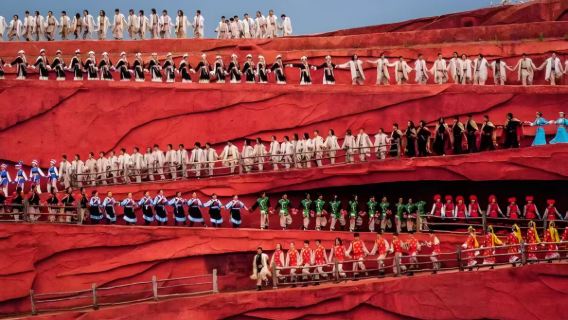 [Yunnan] Biglietto d'ingresso per lo spettacolo "Impressions of Lijiang" (Palcoscenico innevato a 3100 metri + spettacolo all'aperto su larga scala + interpretazione autentica delle minoranze etniche + 6 danze rituali di benedizione)