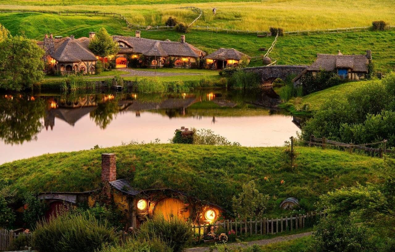 New Zealand Hobbiton™ Movie Set Tours and Waitomo Caves Day Tour (Small Group/Meals Included) Please check availability first