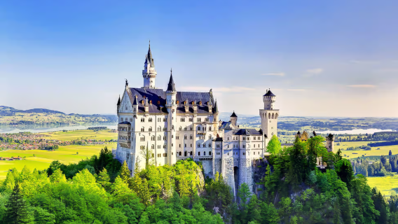 Munich Departure: Neuschwanstein Castle + Linderhof Palace Day Tour from Germany