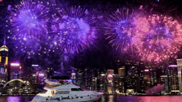 【香港拼船賞煙花】2026年香港維港初二豪華遊艇煙花拼船～數量有限先到先得