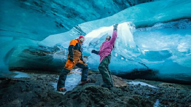 Eendaagse tour naar Mýrdalsjökull en Katla-ijsgrotten vanuit Reykjavik, IJsland