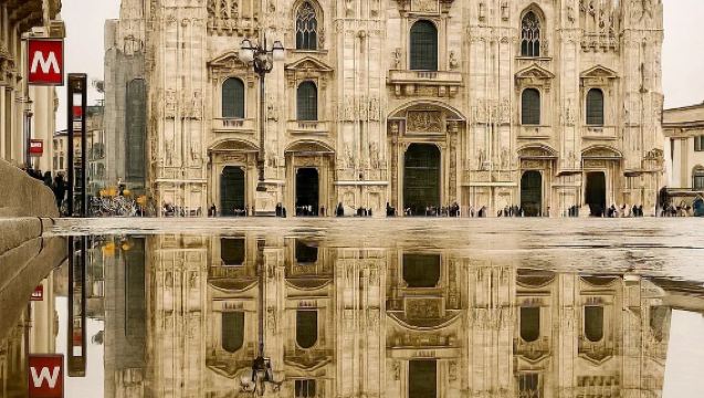 義大利米蘭：米蘭大教堂＋斯福爾扎城堡＋聖瑪利亞感恩教堂