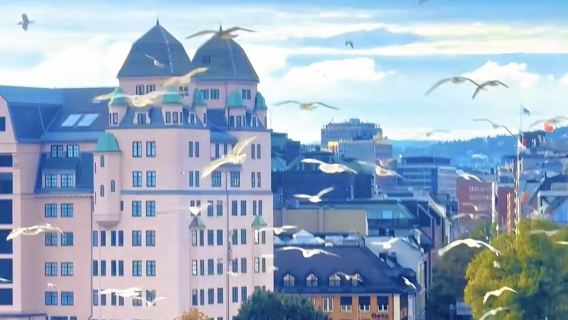 Norway Oslo - Muzium Munch - Istana Akershus - Sewaan Peribadi Bahasa Cina - Pelancongan Santai