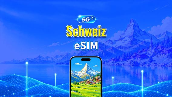 Schweiz 5G eSIM  | Duales Netz | AI & TikTok vollständig unterstützt | Tägliches/Gesamt-Datenpaket | 1–30 Tage | 24-Stunden-Abrechnung | QR-Code