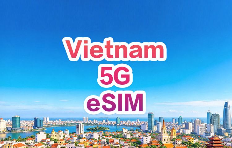[Vietnam] 5G | eSIM Internet card |  1-10 days optional | Order and use | Hotspot supported | QR Code