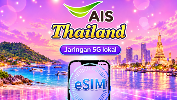 Thailand AIS asli 5G eSIM | Mendukung Tiktok&ChatGPT | Paket total | 7-10 hari | Memerlukan verifikasi identitas | Penagihan per hari kalender | Kode QR