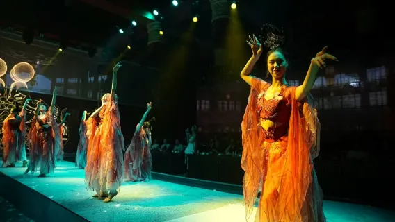 Chengdu [Shu Kingdom] Palace Banquet (North Lake Branch) - Immersive Experience of an Ancient Palace Feast [Gourmet Cuisine + Dance Performance + Shu Kingdom Historical Culture Experience + Optional Costume and Makeup]