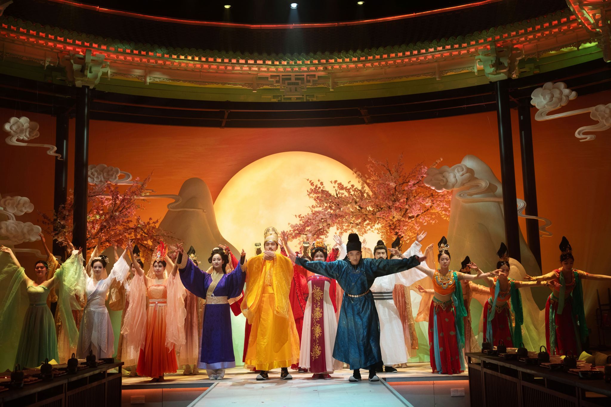 [Jamuan Puisi Nanjing · Persembahan Makanan Istana] Tema budaya puisi dan muzik mendalam panorama Jamuan Empat Musim Jinling di Nanjing, Jiangsu|Termasuk perhiasan wajah + tarian dan muzik istana + pilihan jamuan tengah hari/malam