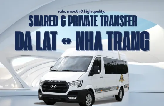 芽莊－大叻航線（往返適用）：豪華轎車、VIP專車、豪華轎車及私人接送服務