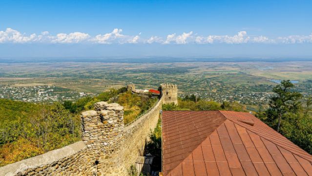 Sighnaghi Wall + Monastery of St. Nino at Bodbe private charter day tour