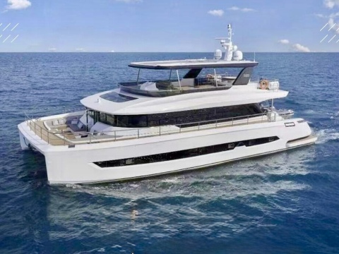 [Sewa Kapal Pesiar di Makau] Kapal pesiar katamaran baru 55 kaki sewa perahu (3 jam/6 jam/8 jam) sew