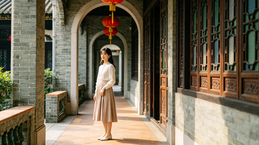 廣州旅拍【西關永慶坊旅遊區·西關騎樓歷史街｜嶺南跟拍｜1-5 小時可選】