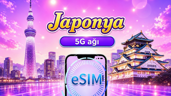 Japonya 5G eSIM | TikTok & ChatGPT'yi destekler | Günlük veri paketi / Toplam veri paketi | 24 saate göre ücretlendirme | 1–30 gün | QR kod