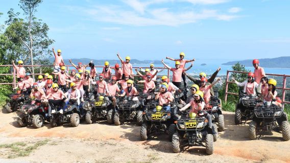 プーケット島頂上の大仏オフロード四輪駆動ATV全地形オフロードビークルエレファントキャンプ【イーピーツアー】