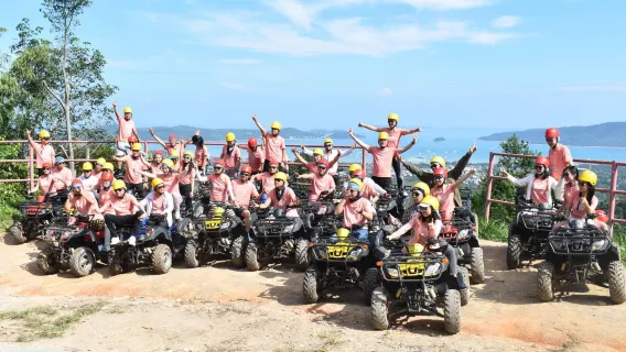 Grande Buddha sulla cima dell'isola di Phuket fuoristrada fuoristrada ATV fuoristrada fuoristrada Elephant Camp [Coconut Travel]