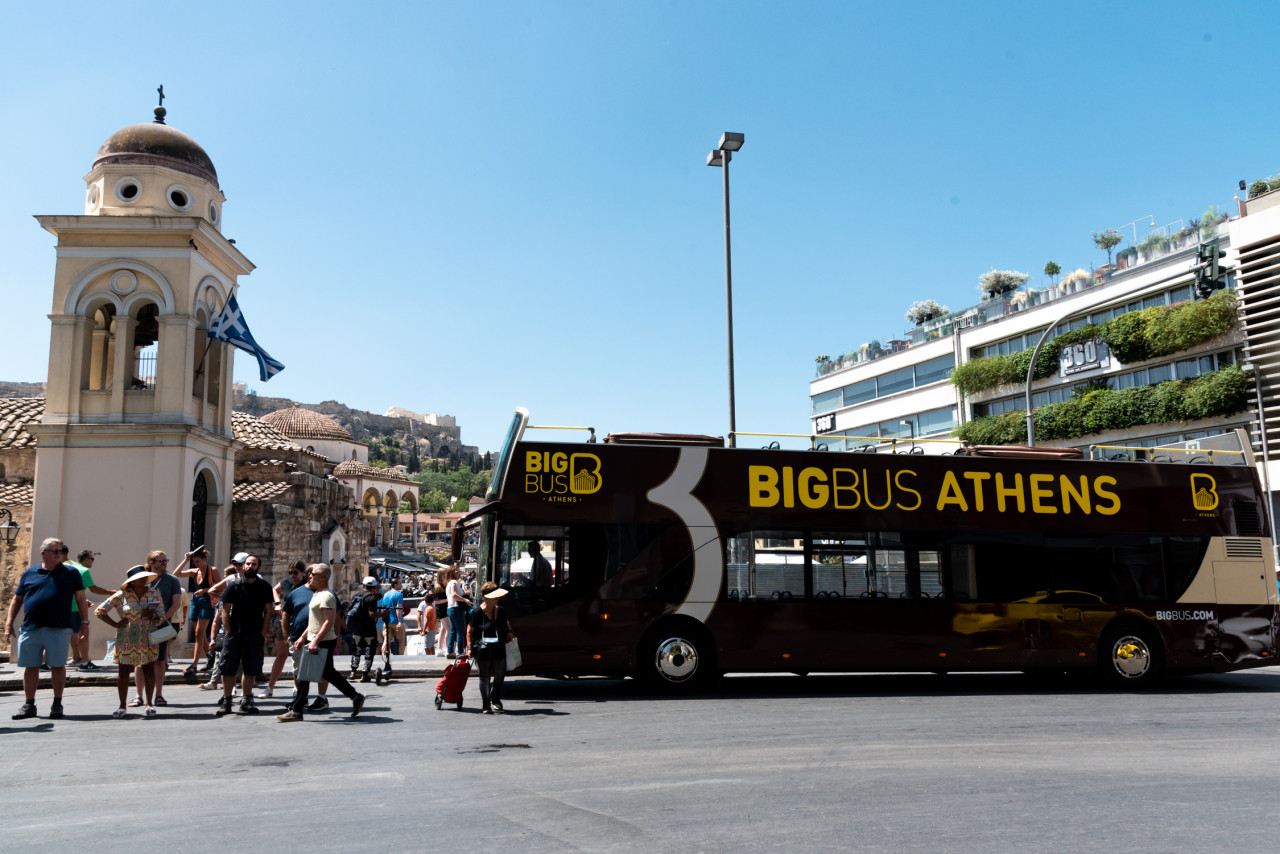 Athens Big Bus Hop-On Hop-Off Sightseeing Bus