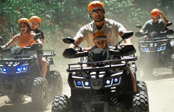 【芭東綠山越野探險】 ATV/越野車四驅/高空滑索|專業教練|芭東免費接送|親子/情侶/團隊建設全適用