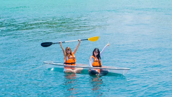 Featured tour starting at 2826 THB: 4-Hour Diving and Snorkeling Experience at Mai Thon Island + Koh Khai in Phuket, Thailand [Half-Day Tour on Ice Cream Catamaran Power Yacht + Designated Area Hotel Transfers]